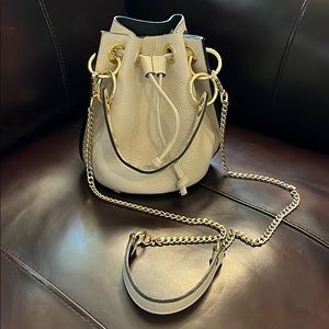 Beautiful Italian Leather Bucket Bag